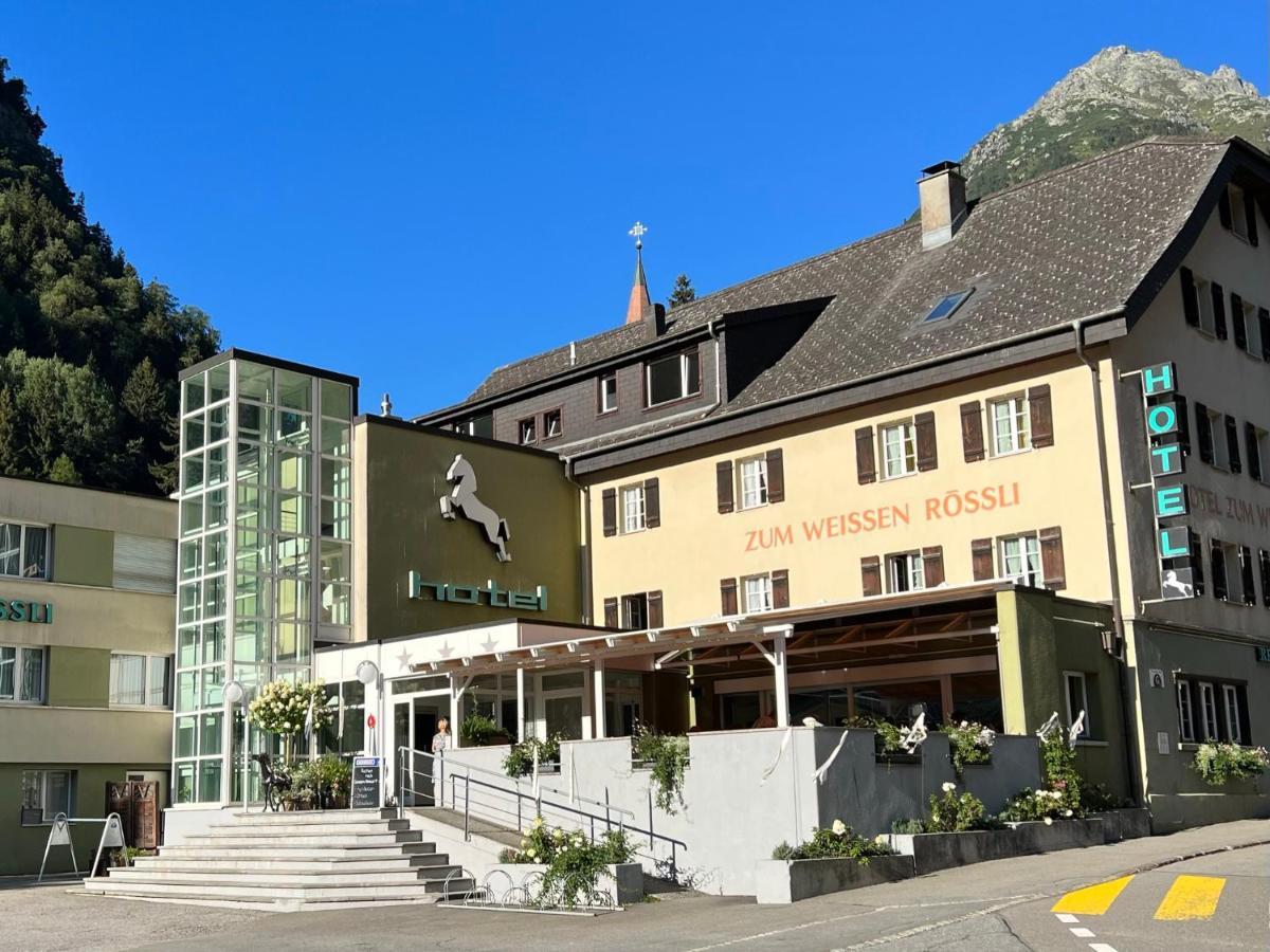 Hotel Weisses Roessli Only Bed & Breakfast Self Check-In Göschenen Exterior foto